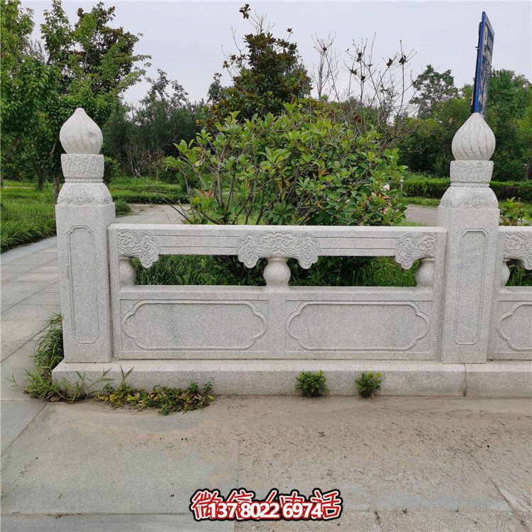 精美大理石浮雕欄桿裝飾戶(hù)外花園