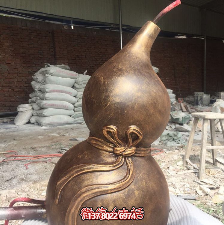 萬用銅雕葫蘆，集家居裝飾、鎮(zhèn)宅辟邪、雕塑藝術于一體