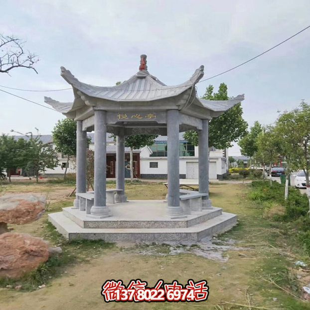 舒適涼亭休息座椅，最適合鄉(xiāng)村戶外休閑