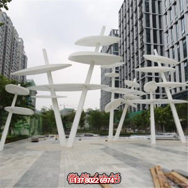 不銹鋼大型樹葉雕塑，為你的戶外景觀創(chuàng)造獨特的創(chuàng)意