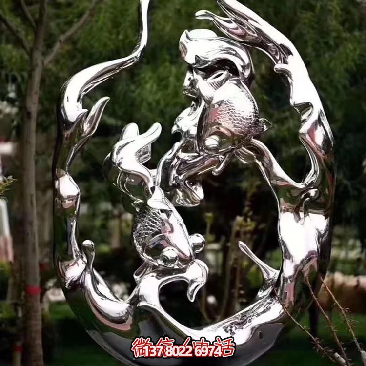 不銹鋼雕塑，為景觀廣場和園林增添抽象藝術(shù)