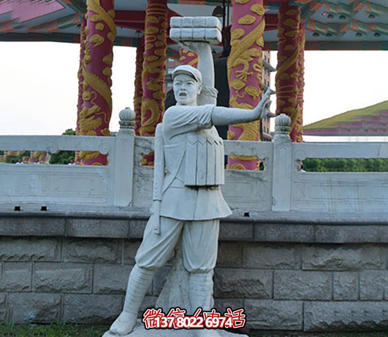 董存瑞景觀雕塑，點綴廣場景觀