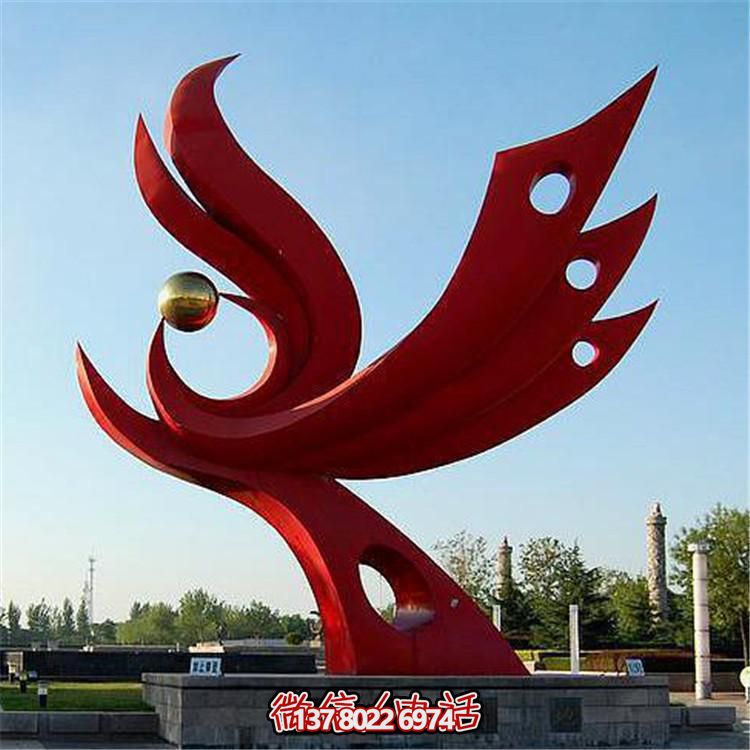 不銹鋼抽象景觀擺件，提升戶外廣場裝飾氣質