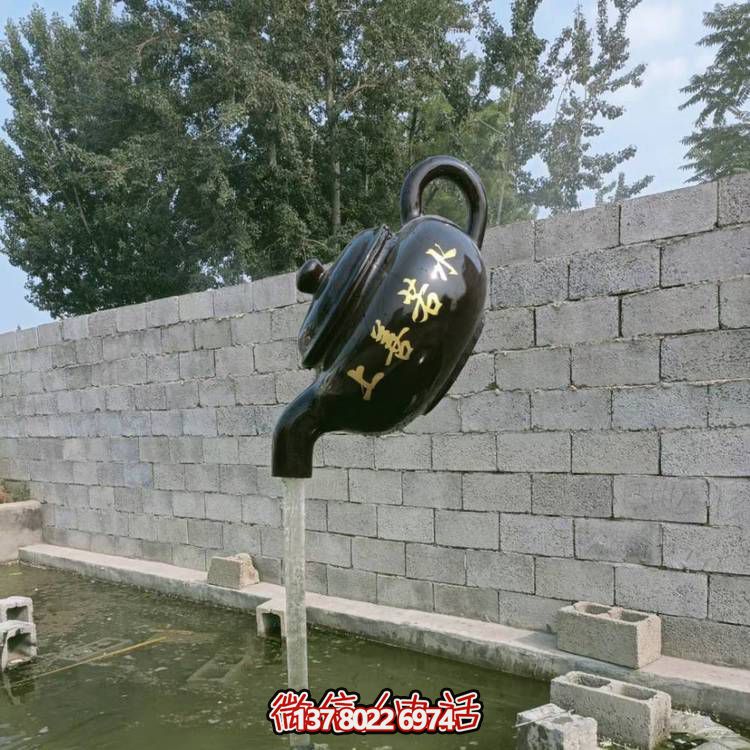 玻璃鋼懸空流水擺件，室外裝飾藝術精品