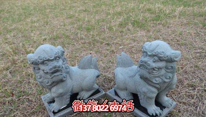 精美創意獅子大理石擺件，為戶外園林景觀增添更多美感