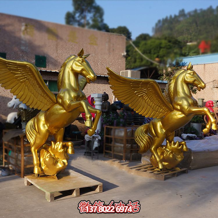 精美的玻璃鋼雕塑飛馬,點(diǎn)綴大場面 精美的玻璃鋼雕塑飛馬,點(diǎn)綴大場面