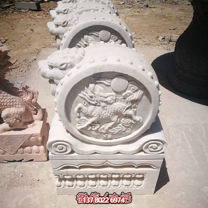 酒店公司門(mén)口擺放漢白玉抱鼓石門(mén)墩門(mén)口裝飾工藝雕塑 酒店公司門(mén)口擺放漢白玉抱鼓石門(mén)墩門(mén)口裝飾工藝雕塑