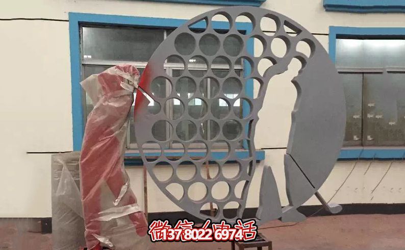 學(xué)校廣場(chǎng)創(chuàng)意不銹鋼打高爾夫球雕塑 學(xué)校廣場(chǎng)創(chuàng)意不銹鋼打高爾夫球雕塑