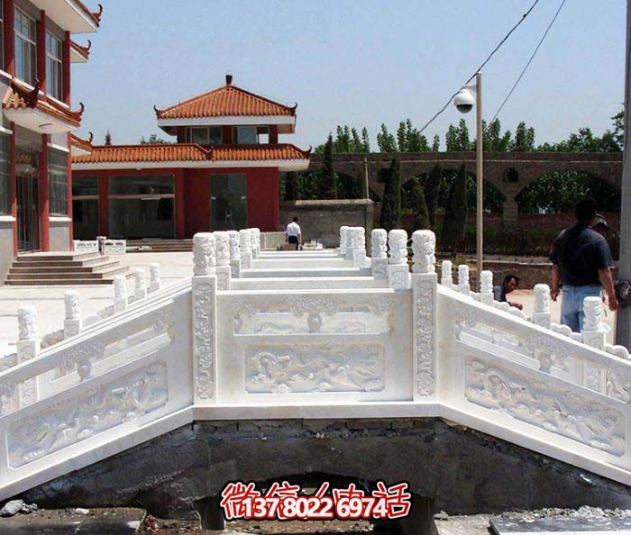 景區河道水渠大理石小拱橋大理石欄桿 景區河道水渠大理石小拱橋大理石欄桿