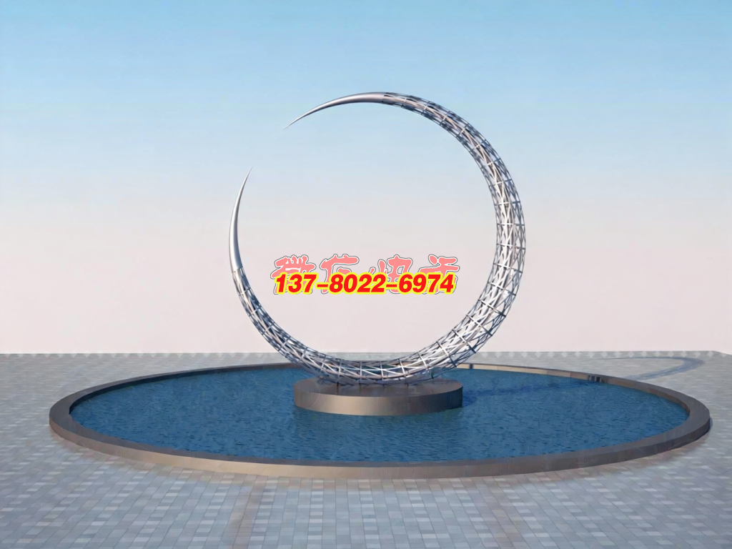 《月瀾織夢》：水境環縈間，鋼骨織就彎月穹廬的詩意回響