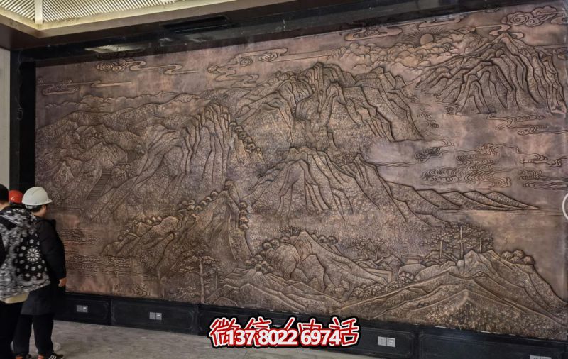 室內(nèi)銅浮雕墻——山東泰安石敢當(dāng)旅游區(qū)室內(nèi)金屬浮雕墻項(xiàng)目